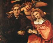 洛伦佐洛图 - Messer Marsilio and his Wife